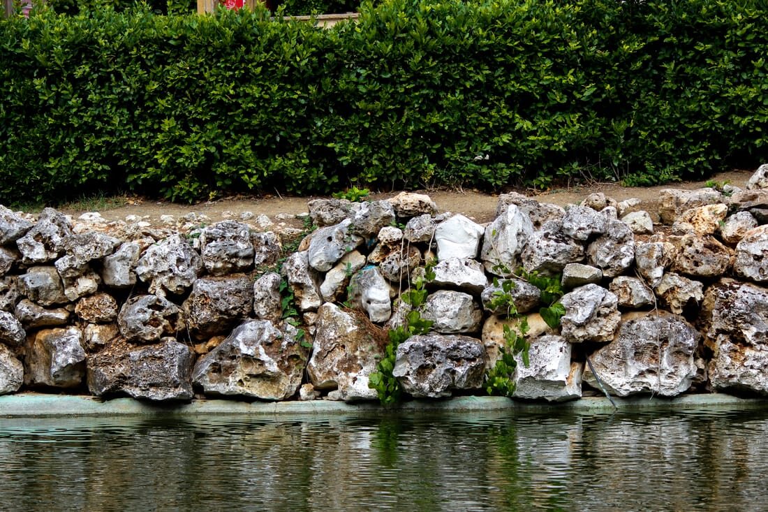 Stone Retaining Wall project