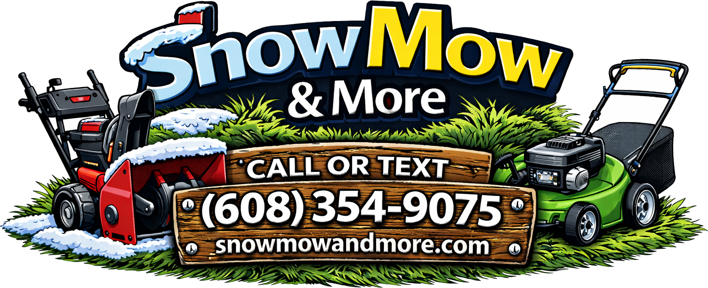 Snow Mow and More Landscaping logo